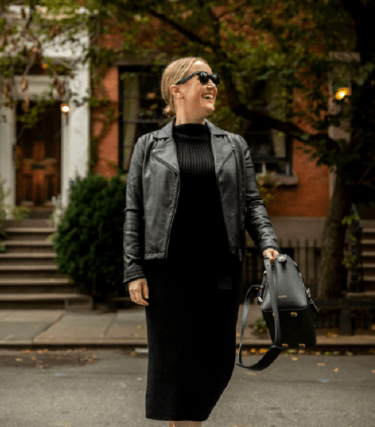 موضة الجاكت الجلد وتنسيقات مميزة له في لشتاء 2026